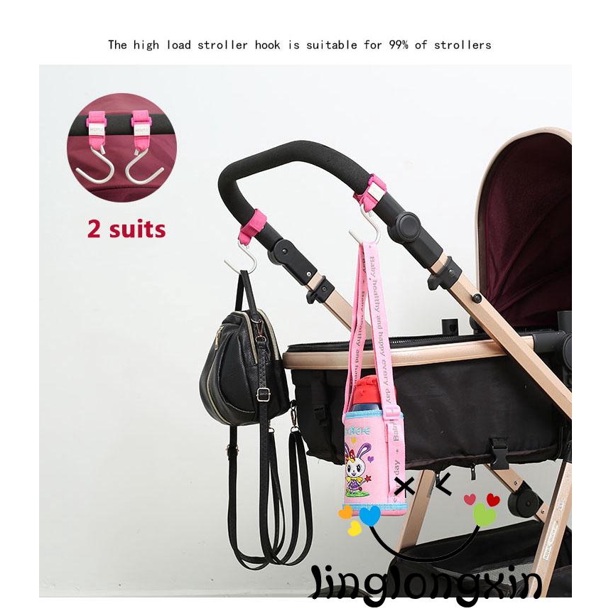 Móc Treo Đồ Gắn Xe Đẩy Em Bé Tiện Lợi Đa Năng 2 Móc