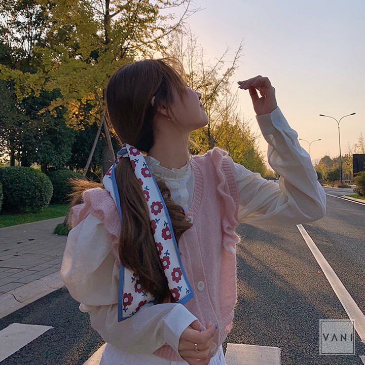 Khăn Buộc Tóc Họa Tiết Hoa Nhiều Mẫu, Khăn Thời Trang Đa Năng - Vani Store