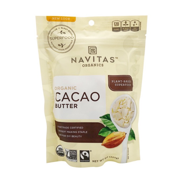 Bơ Cacao Hữu Cơ Navitas 227g