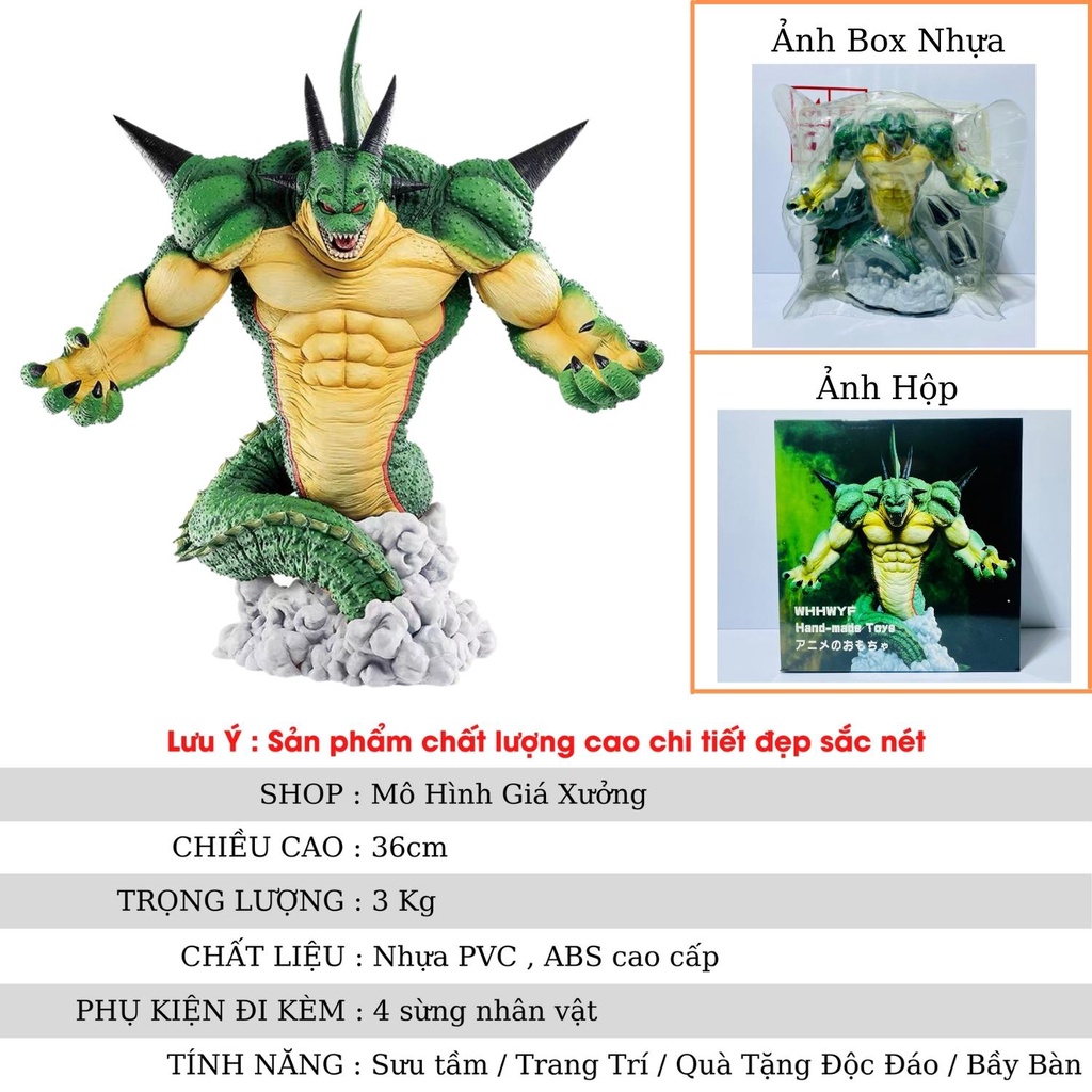 Mô hình Dragon Ball nhân vật Rồng Nemek hàng siêu chất cao 36cm nặng 3 kg , figure mô hình 7 viên ngọc rồng