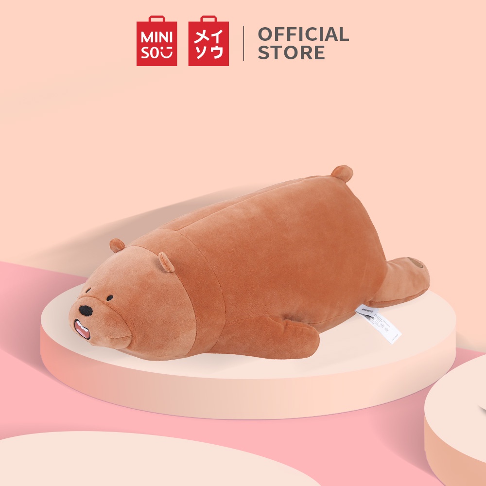 Gấu bông We Bare Bears Miniso size lớn cao cấp xinh xắn siêu mềm mại 54cm