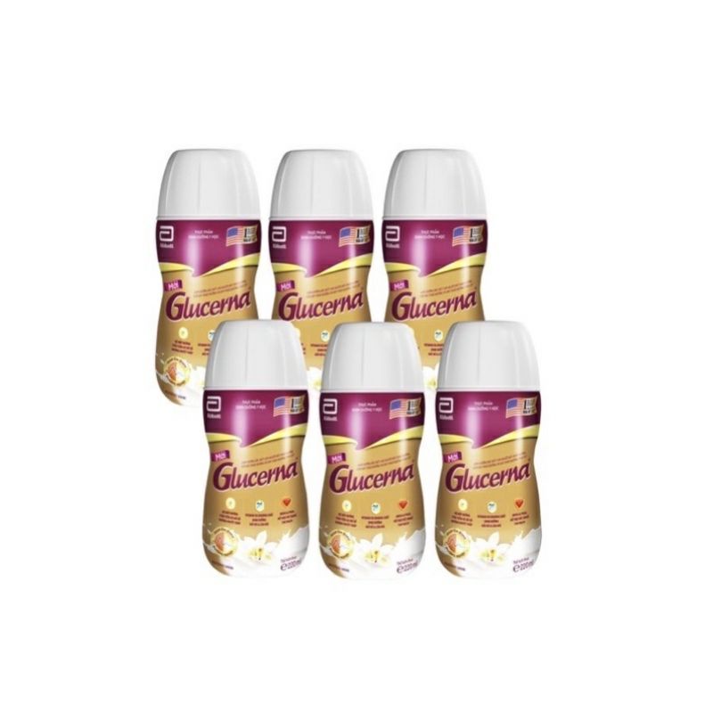 Lốc 6 chai sữa nước Glucerna cho người tiểu đường