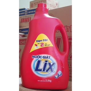 Nước giặt lix đậm đặc 3,8kg