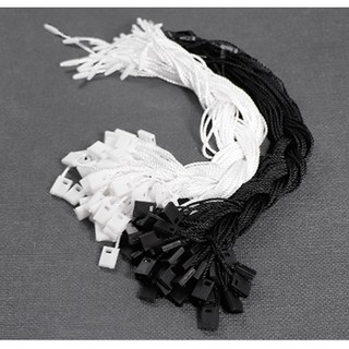 2000 DÂY TRẮNG - Dây tag treo nhãn mác quần áo poly - khoảng 1000 sợi/ bịch