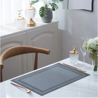 Tấm lót bàn ăn placemat cao cấp màu kt 30x45cm, miếng lót bàn ăn đẹp cho nhà hàng
