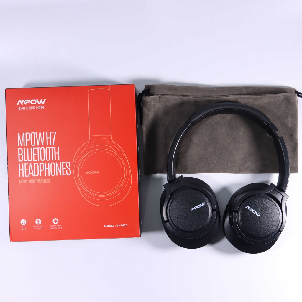 Tai nghe MPOW H7 kết hợp có dây và không dây kết nối Bluetooth chất lượng cao - Tai nghe Chính Hãng | Ảnh Chụp 100% |