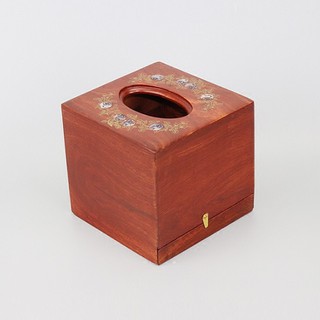 Hộp đựng giấy ăn gỗ vuông