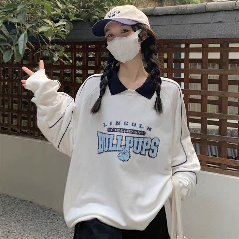 Áo Sweater Pullpups AN MINH chất nỉ ngoại mềm mịn siêu đẹp, polo cổ bo dệt, đường mí nổi, from to unisex 70kg