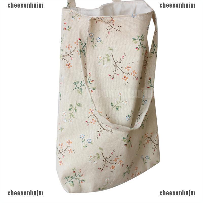 Túi Xách Tote Chất Liệu Cotton Lanh Phong Cách Cổ Điển Cho Nữ