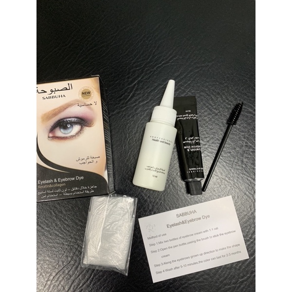 Set phủ đen, nhuộm lông mi lông mày