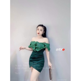 váy body trễ vai