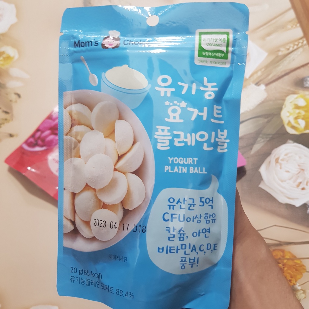 Sữa chua khô organic sấy lạnh hữu cơ cho bé 7m+ 20gram
