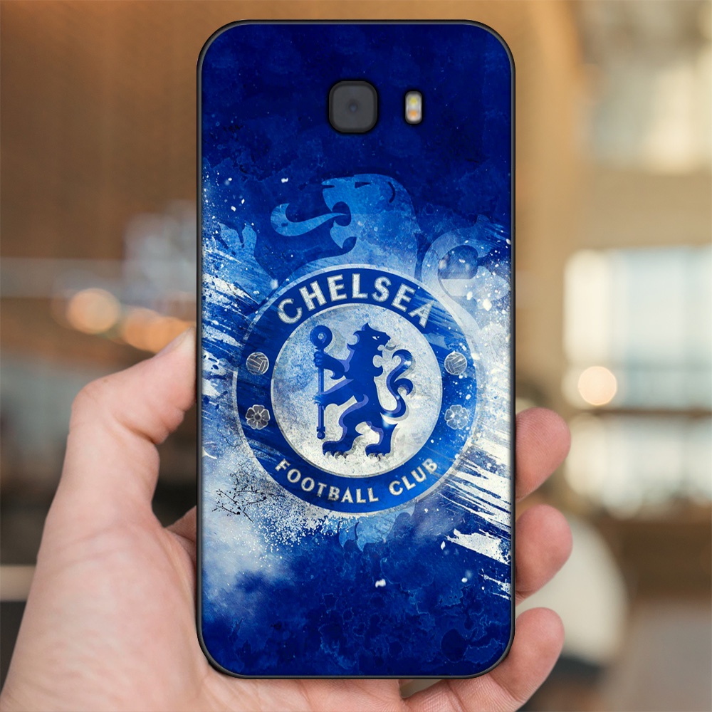 Ốp lưng Samsung C9 Pro viền đen in hình Chelsea FC