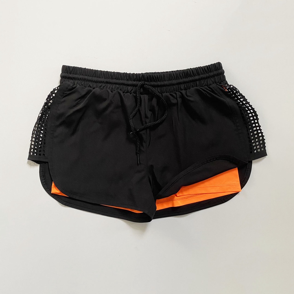 Quần Đùi Quần Short Nữ Tập Thể Thao, GYM, Tennis, Cầu Lông, Chạy Bộ - Quần Thể Thao Nữ 2 Lớp Thiết Kế Trẻ Trung