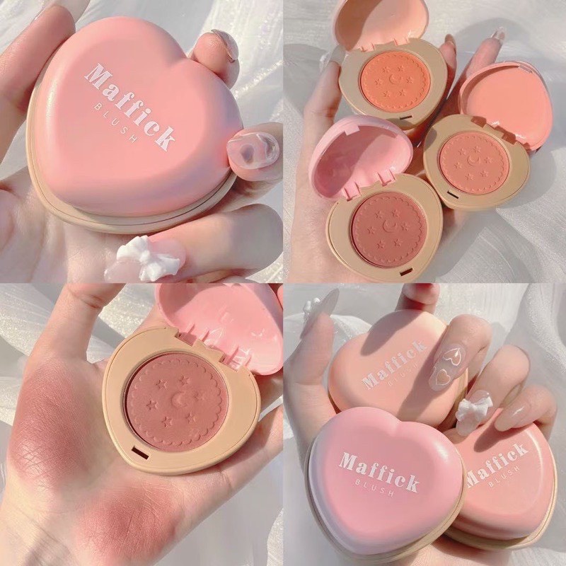 Má Hồng Trái Tim MAFFICK LOVE COOKIE BLUSH Dạng Phấn