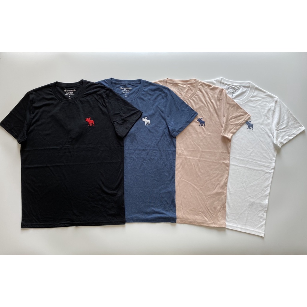 Áo thun Abercrombie thêu logo lớn (XS,S,M,L,XL,XXL), BIG SIZE
