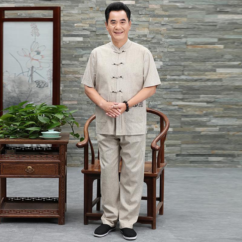 Mẫu áo đũi trung niên, Áo dài tay, Hàng chuẩn chất, đẹp form dáng, Món quà ý nghĩa kính bậc sinh thành...