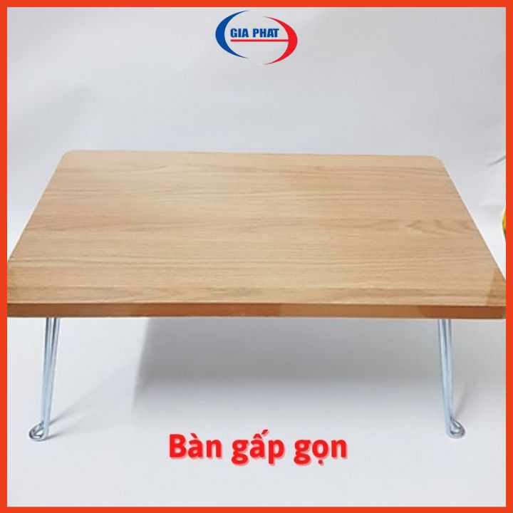 Bàn gấp gọn thông minh, bàn học sinh chân sắt kích thước 40 x 60 cm