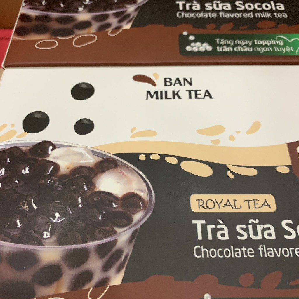 [Mã SKAMLTSM9 giảm 10% đơn 99K] Hộp 8 set trà sữa chân châu Socola Ban Milk Tea ( Date mới) | BigBuy360 - bigbuy360.vn