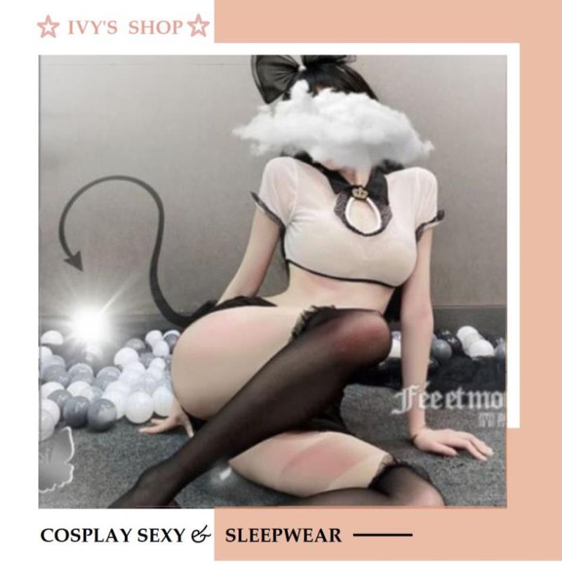 Đồ Ngủ Cosplay Sexy Học Sinh Nữ Cao Cấp - Váy Ngủ Sexy Nữ Sinh Voan Xuyên Thấu Mã NS002 ns001 | BigBuy360 - bigbuy360.vn