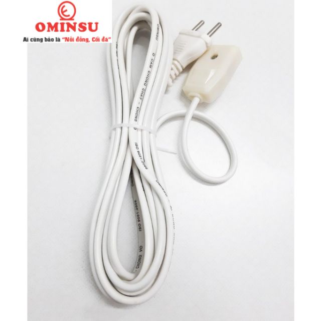 [ CHÍNH HÃNG ] Dây đui đèn liền công tắc – Đầu nối âm liền dây dài 2.5 mét và 4.5 mét.