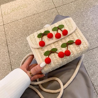 Túi cói cherry dễ thương_HÌNH THẬT