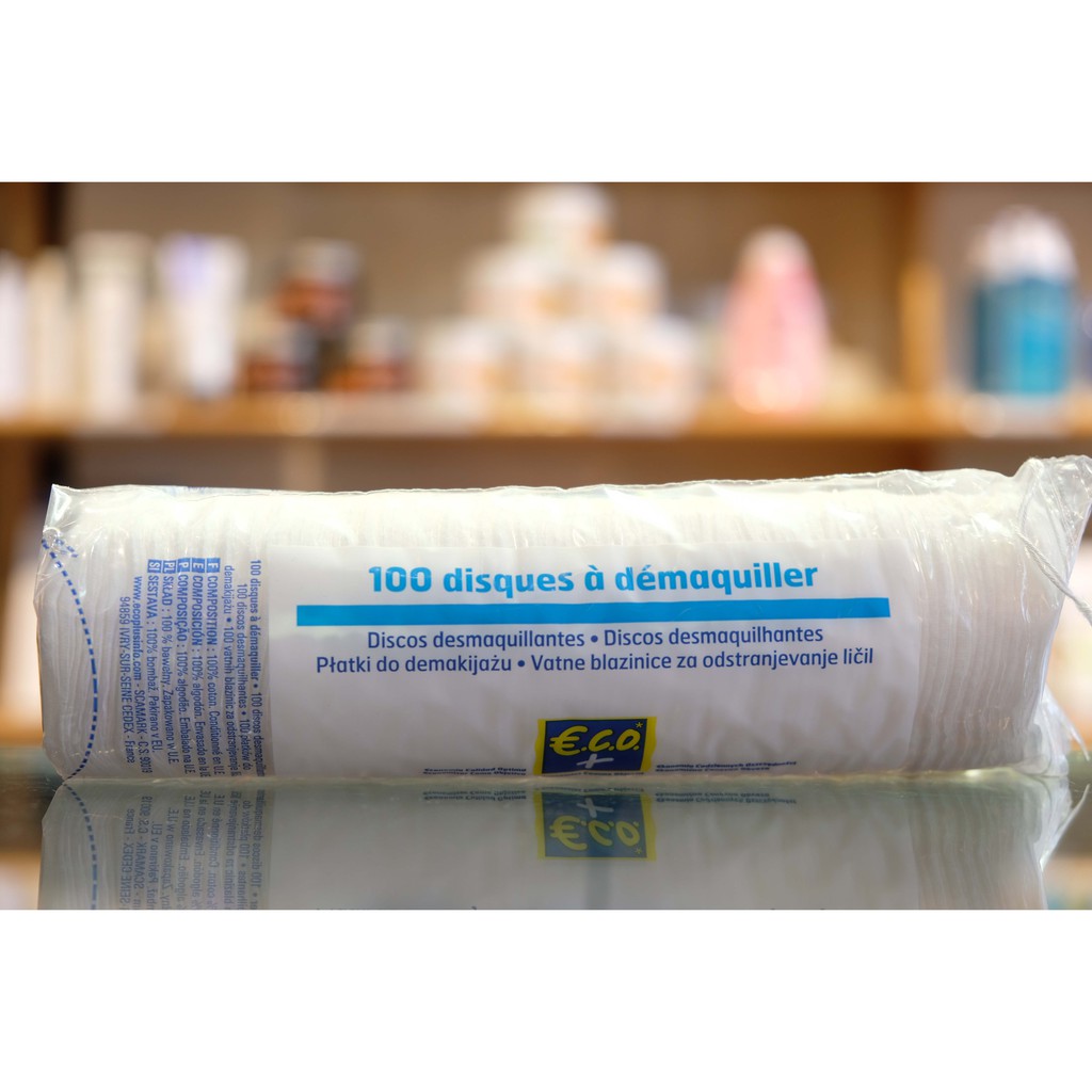 Bông Tẩy Trang Disques à Desmaquiller 100 miếng
