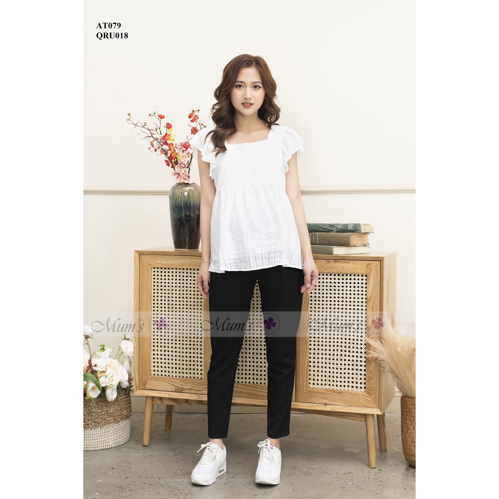 Quần bầu công sở thiết kế MUM'S SHOP  FREESHIP  Quần baggy đũi hàn siêu mềm mại, thoáng mát, dáng chuẩn
