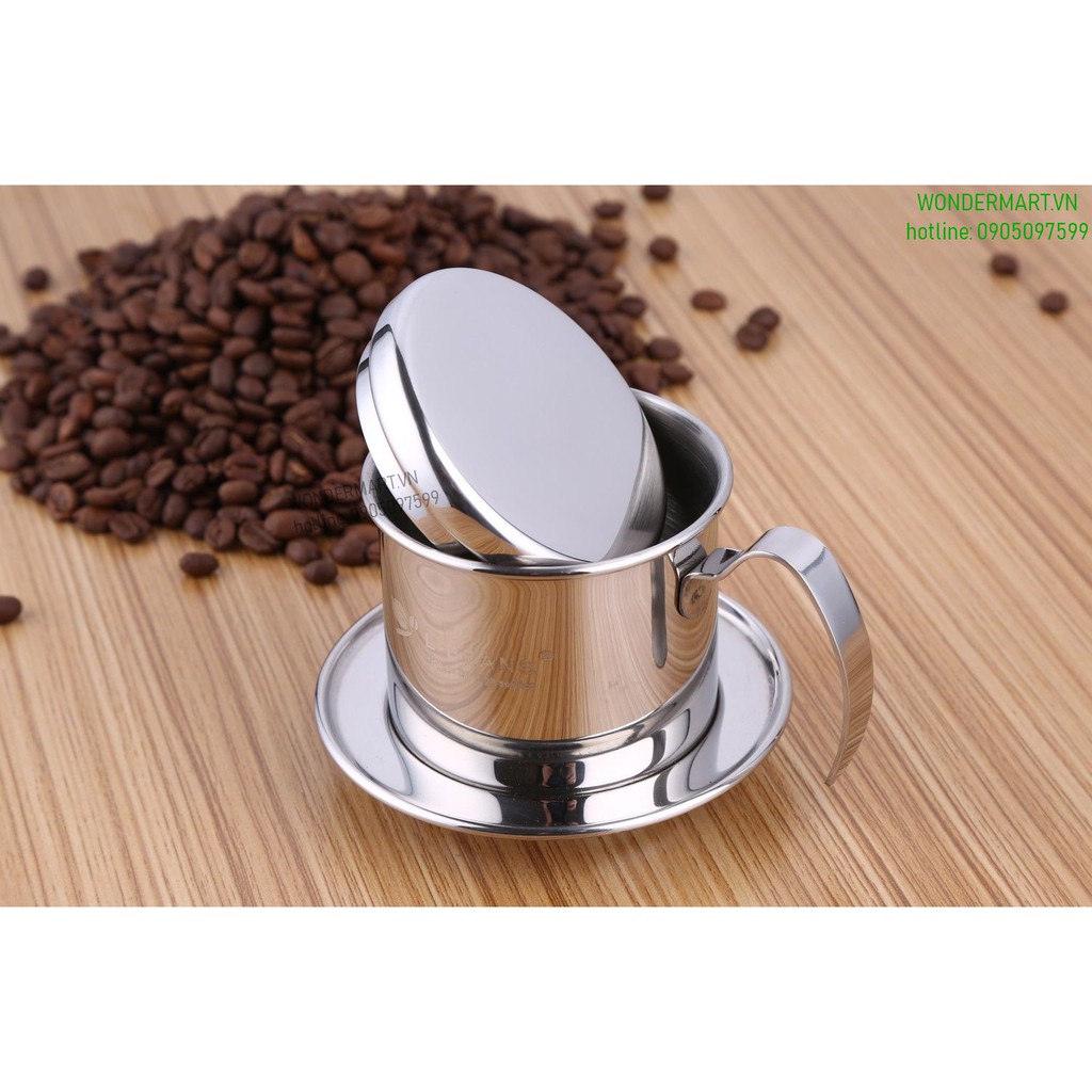 Phin lọc cà phê L-BEANS inox cao cấp phong cách Việt Nam sang trọng