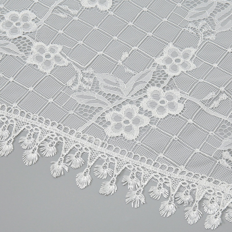 Khăn Choàng Ren Tam Giác In Họa Tiết Hoa Nhẹ Nhàng Cho Nữ