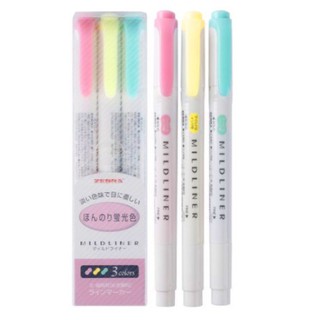 Set Hồng 3 cây Zebra Mildliner Highlighter
