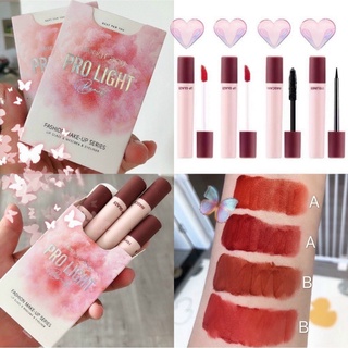 BGF Set trang điểm 4 Món ProLight HangFang (hai Son , Kẻ Mắt, Mascara) 21 YC29