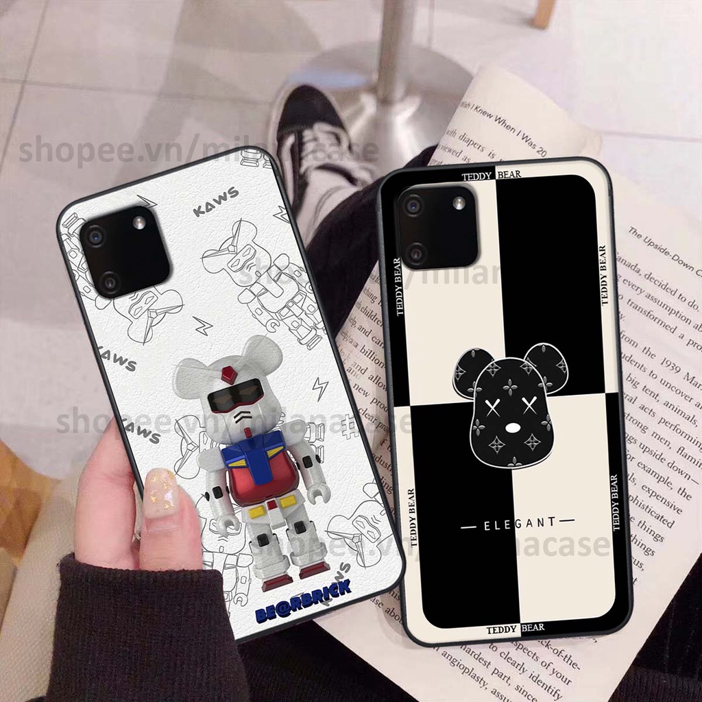 Ốp Realme C11 gấu be@rBrick gấu Teddy Kaws siêu đẹp, phong cách, cá tính
