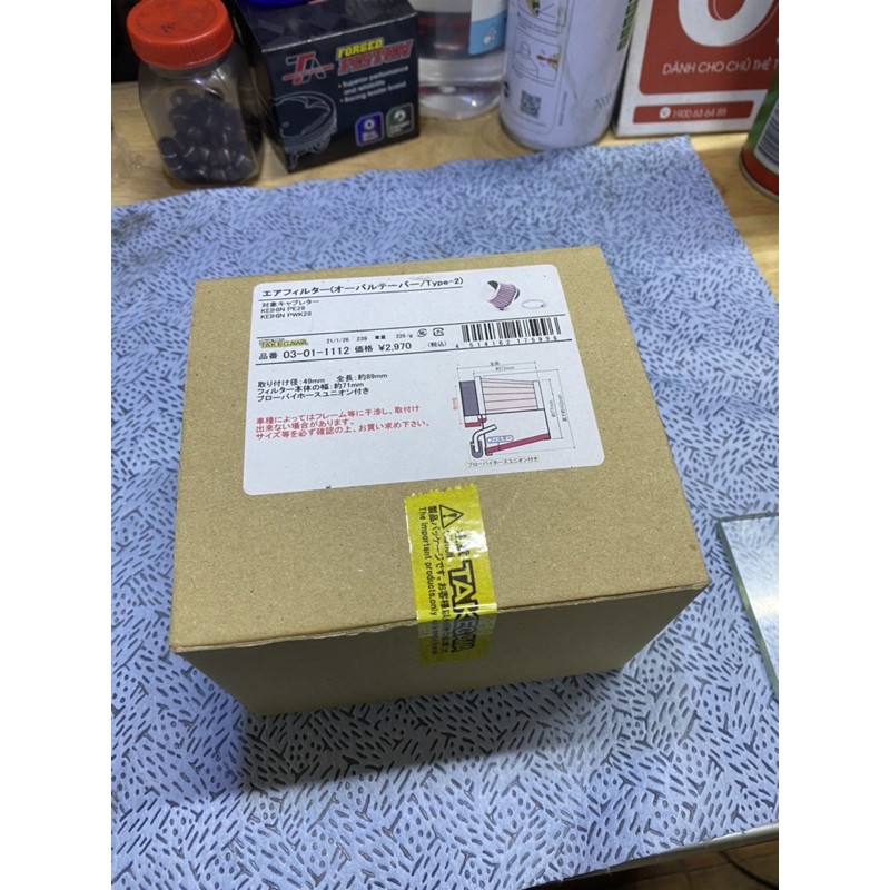 Lọc gió Oval TAKEGAWA 49mm