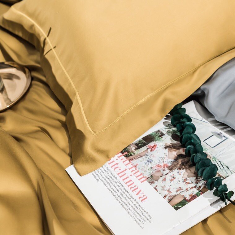 Bộ Chăn Ga Gối Lụa Tencel 100S Cao Cấp Chăn Drap Nhập Khẩu Siêu Sang Xịn Min Mát Sét Chuẩn 04 Món