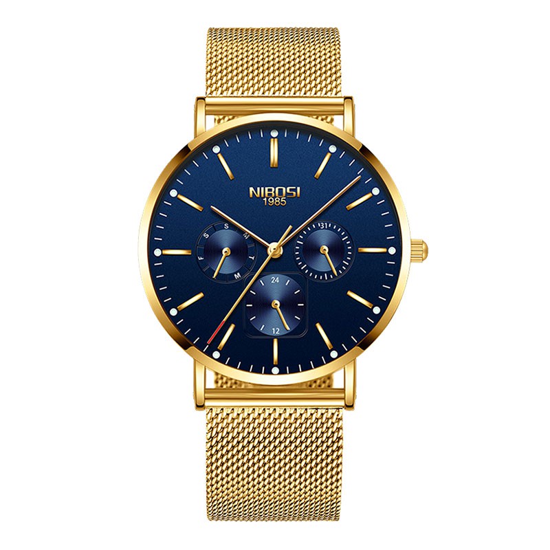 CHO XEM CHO THỬ Đồng hồ nam NIBOSI ✳️FreeShip✳️ Chống nước, Chống xước, dây lụa cao cấp | BigBuy360 - bigbuy360.vn