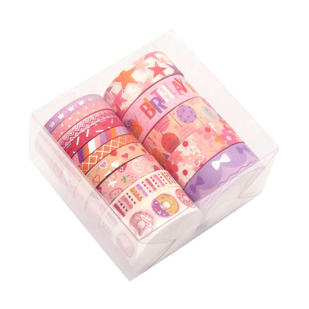 Băng Keo Dán Trang Trí Sổ Tay Hình Cầu Vồng Hoạt Hình