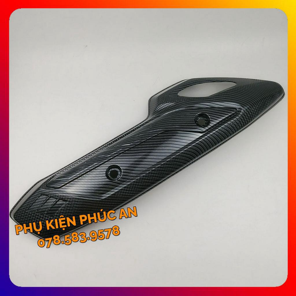 Ốp che ống pô xe Sh nam 125i 150i năm 2012 2013 2014 2015 2016 pát bô cách nhiệt ống xả Sh Việt 125 150