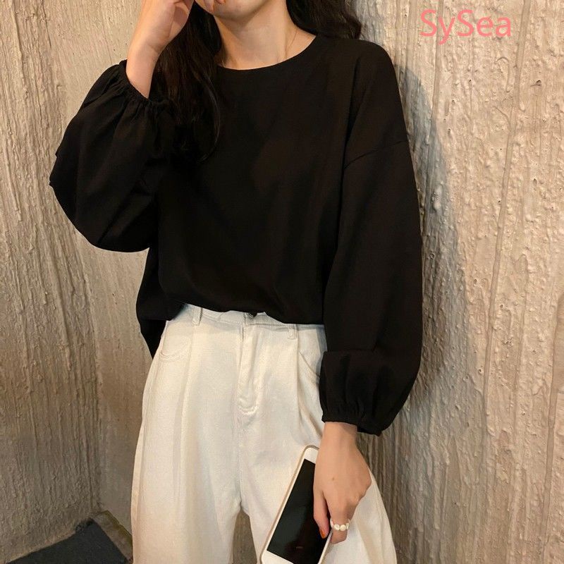 Áo thun tay phồng dáng rộng thời trang cá tính trẻ trung