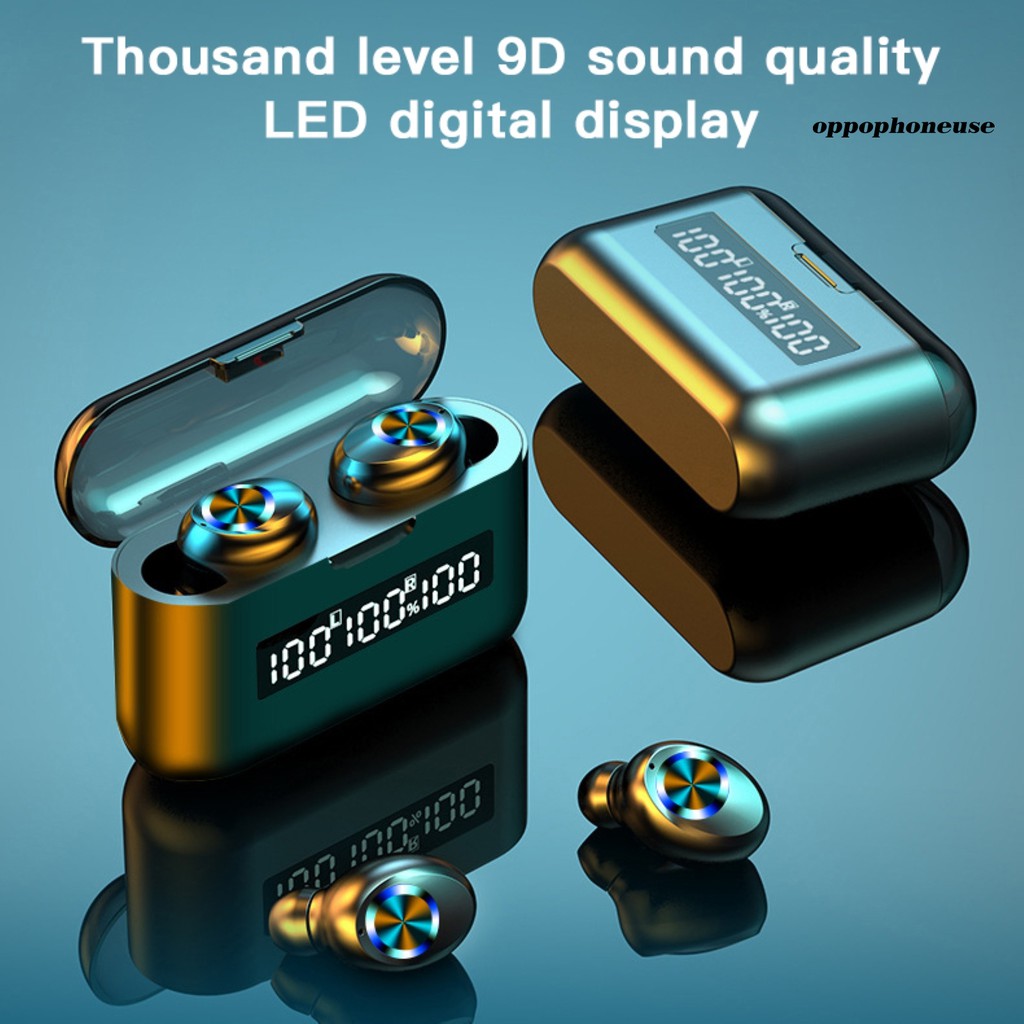 Tai nghe không dây mini XPEJ X35 TWS bluetooth 5.0 chống thấm nước âm thanh stereo 9D phong cách thể thao