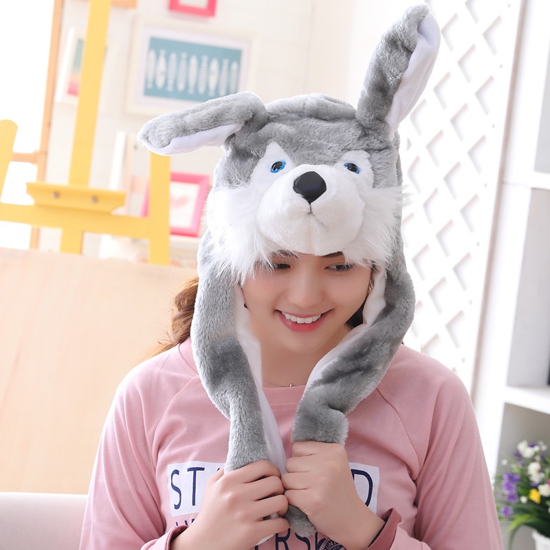 Kawaii Hat with cute rabbit ears Pikachu Unicorn animal Hat