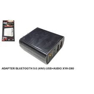 XYH-D80 ADAPTER BLUETOOTH 5.0 (4 IN 1) USB + AUDIO