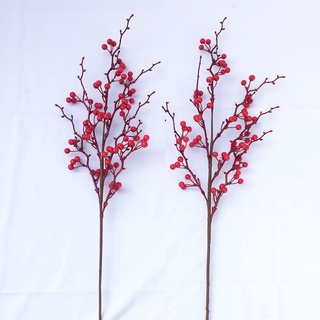 Đào đông cổ mới,quả chùm decor trang trí