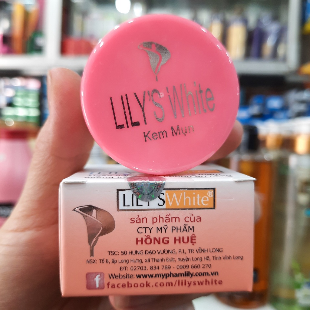 Kem mụn Lily's White 8g