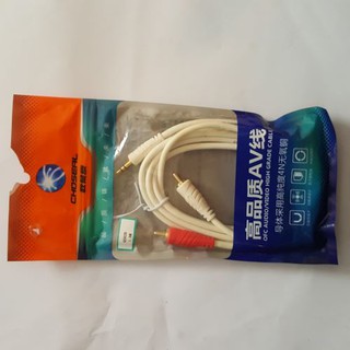 Cáp aux 3.5mm ra 2 jack bông sen av