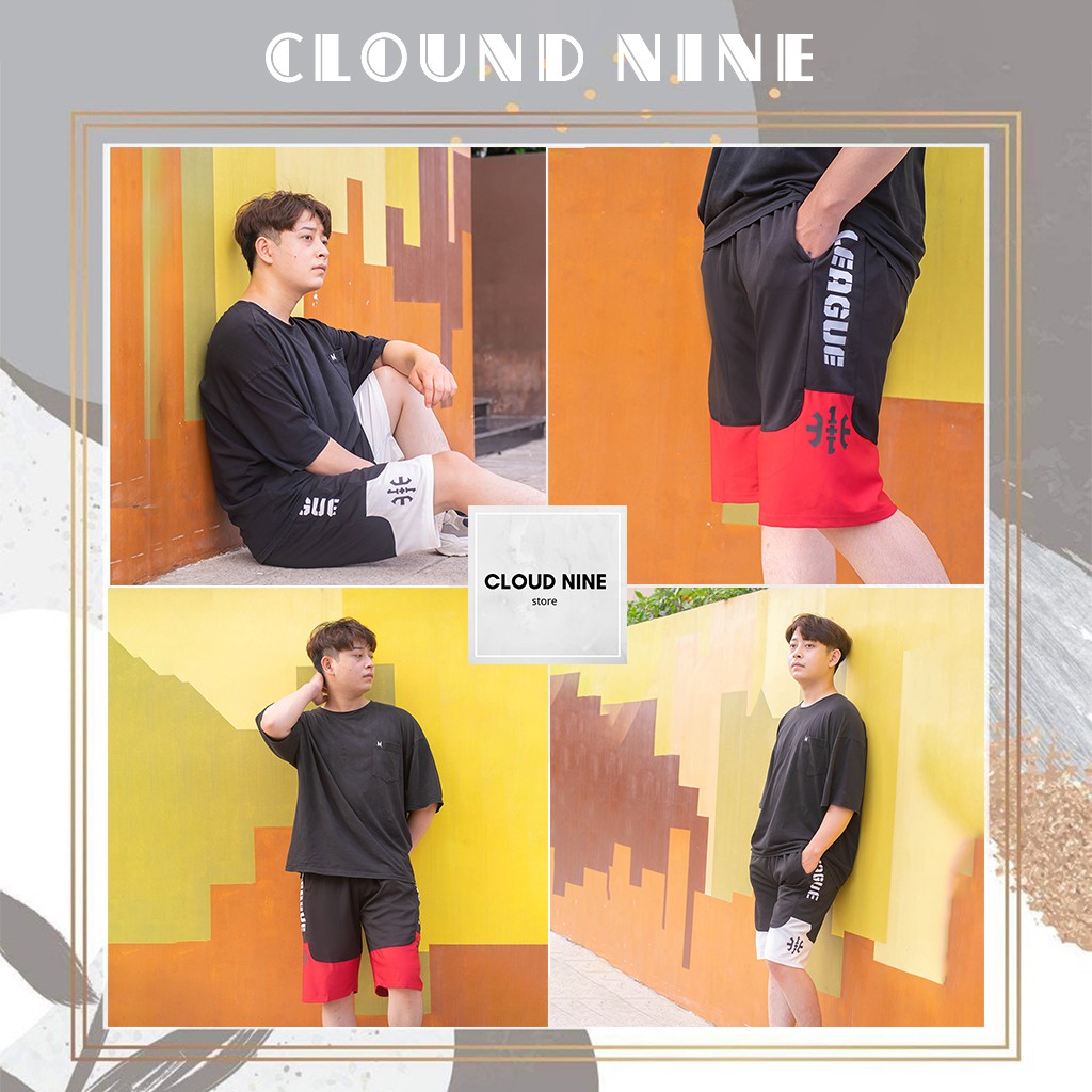 Quần đùi nam, quần short có 2 màu dáng thể thao hàng vnxk dày dặn phong cách ulzzang | BigBuy360 - bigbuy360.vn