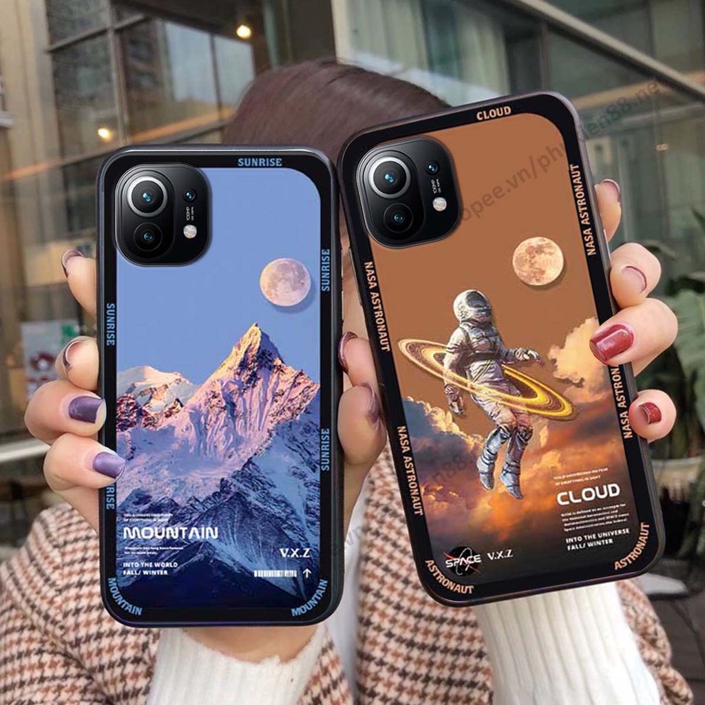 Ốp Xiaomi Mi 11 / Mi 11T / Mi 11 Lite hình vũ trụ, mountain, cloud phong cách cá tính