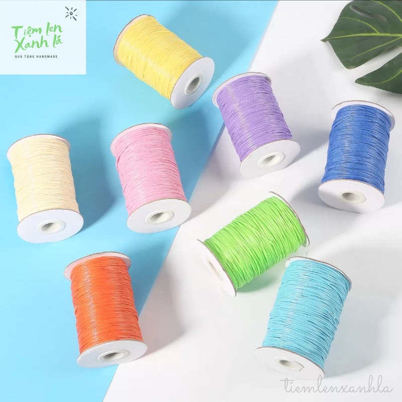 Dây sáp bóng Hàn Quốc làm vòng handmade/ DIY 1mm