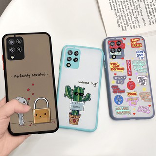 Ốp điện thoại trong suốt hình cây xương rồng cho Samsung Galaxy A22 4G 5G Samsung a22 A 22 2021