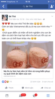 Hạt nêm rong biển tôm cho bé từ 6m